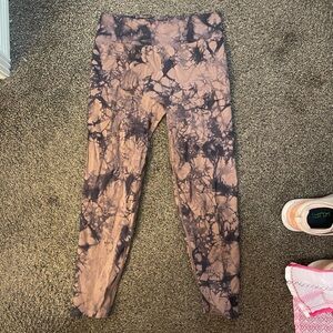 Victoria’s Secret Pink seamless tie dye leggings XL